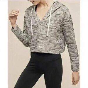 Women's Gray Hooded Top